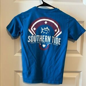 Southern Tide Kids Blue Graphic T-Shirt